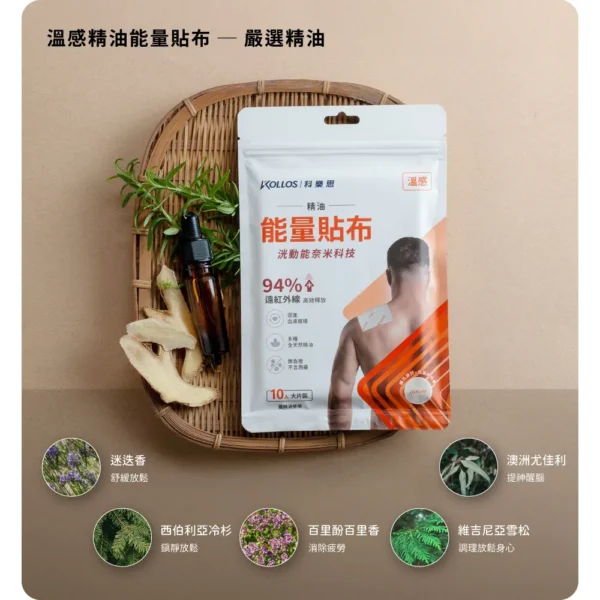 KOLLOS洸動能精油能量貼布_涼感：圖片 3